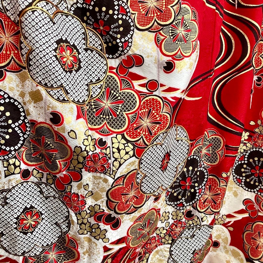 ★™️ 身丈170 赤 振袖4点セット‼️お振袖セット‼️ NO109 フルセット