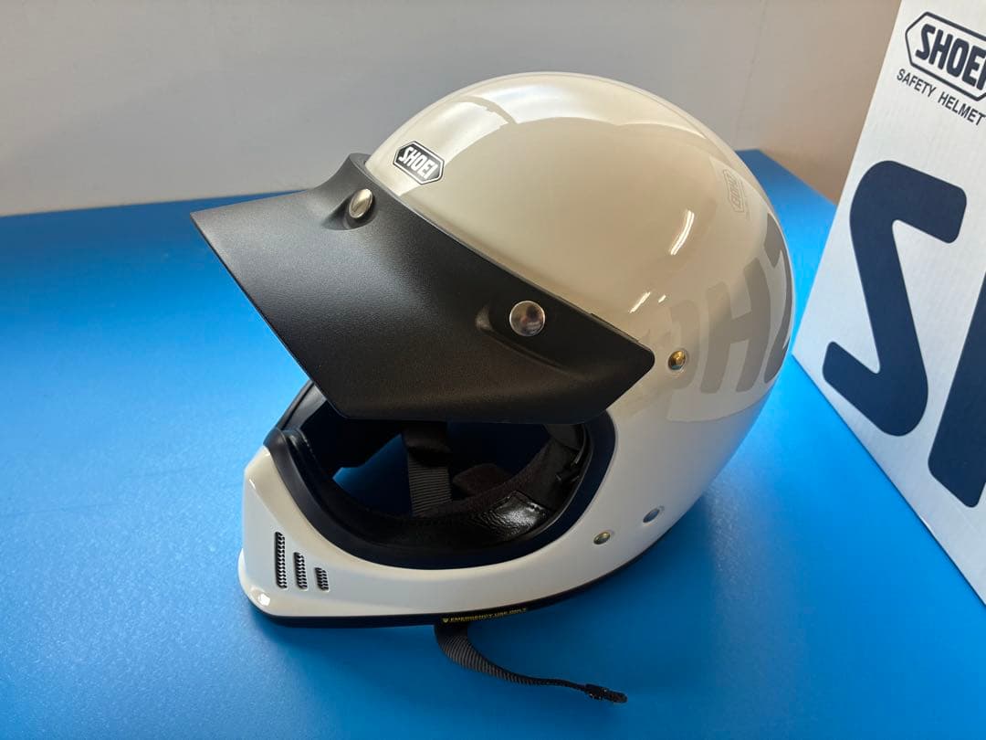SHOEI EX-ZEROフルフェイスヘルメット ホワイト バイザー付き