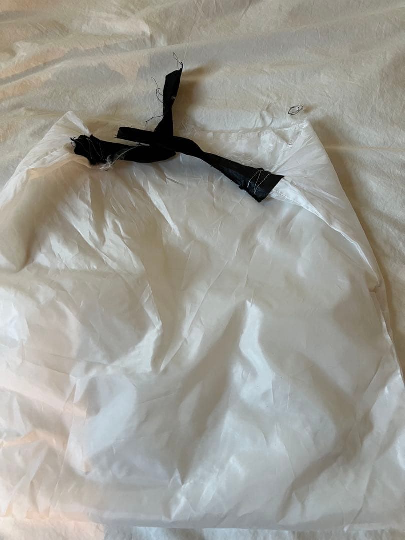 エバゴスebagosオカイモノカゴ・スワン付きバスケット　保存袋つき