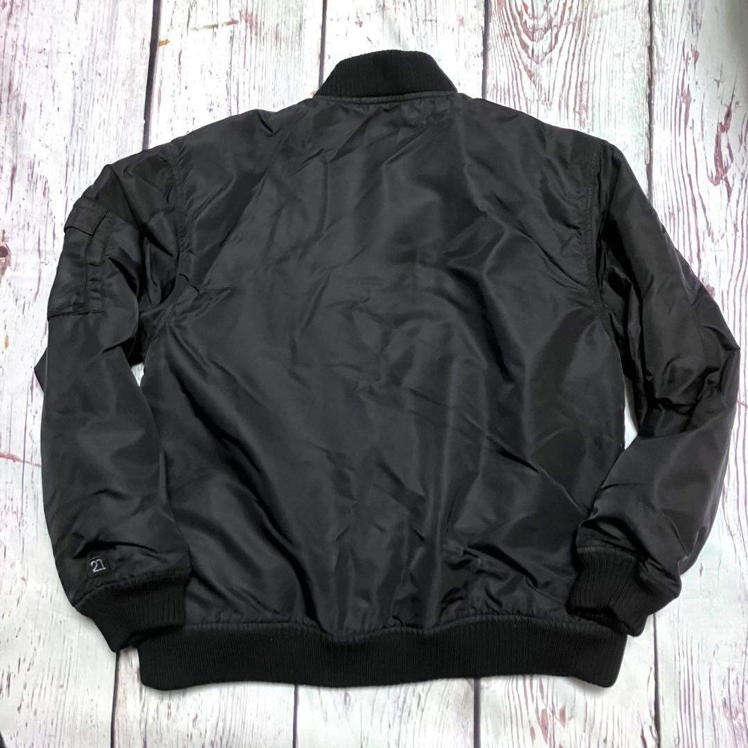 【レア廃盤】OLD STUSSY MA-1フライトジャケット 刺繍ロゴ Ｌサイズ