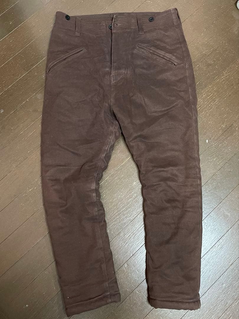 レア NATAL DESIGN 裏ボア サルエルパラシュートパンツ