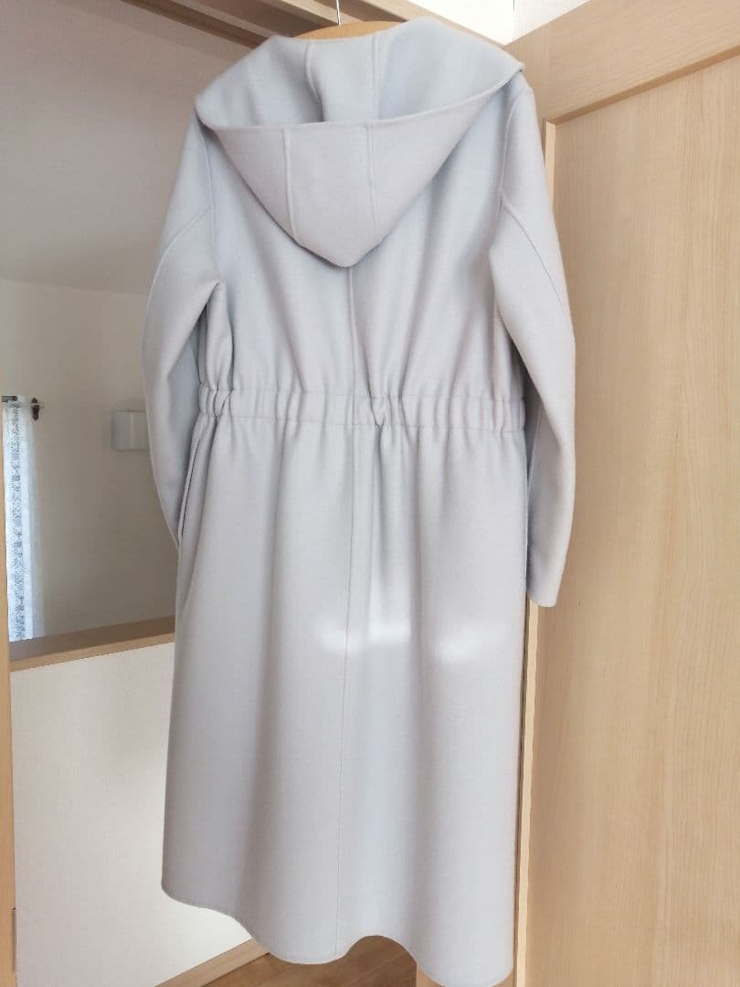 最終値下げ‼️ベイジ RIGAUD フーデット ロングコート