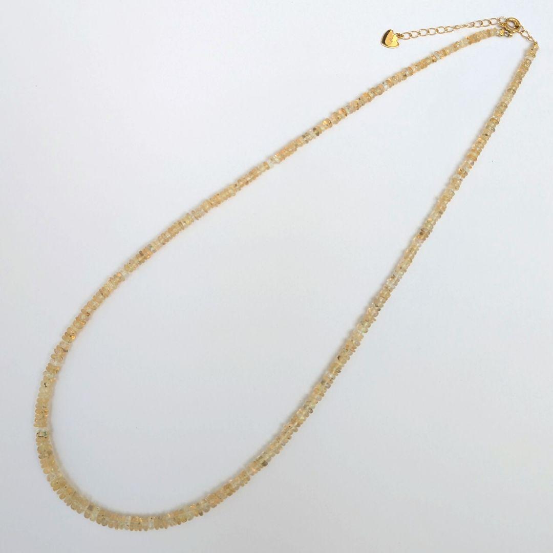 【値下げしました/美しい遊色】 K18 オパール ネックレス 約41.5cm