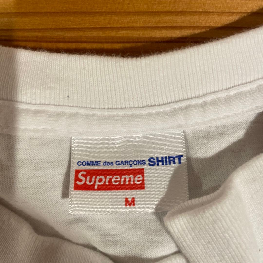 COMME des GARÇONS SHIRT Supreme M ホワイト