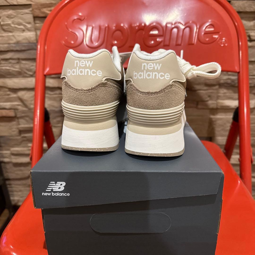 New Balance WL574ZSM 24.5cm ベージュ