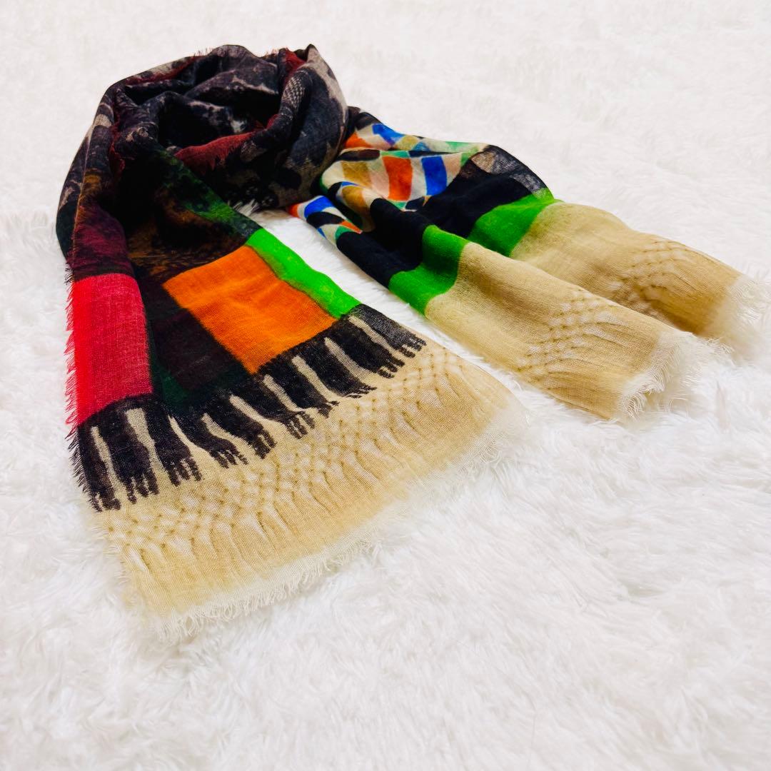 【新品・未使用】Pierre-Louis Mascia 多色使いストール