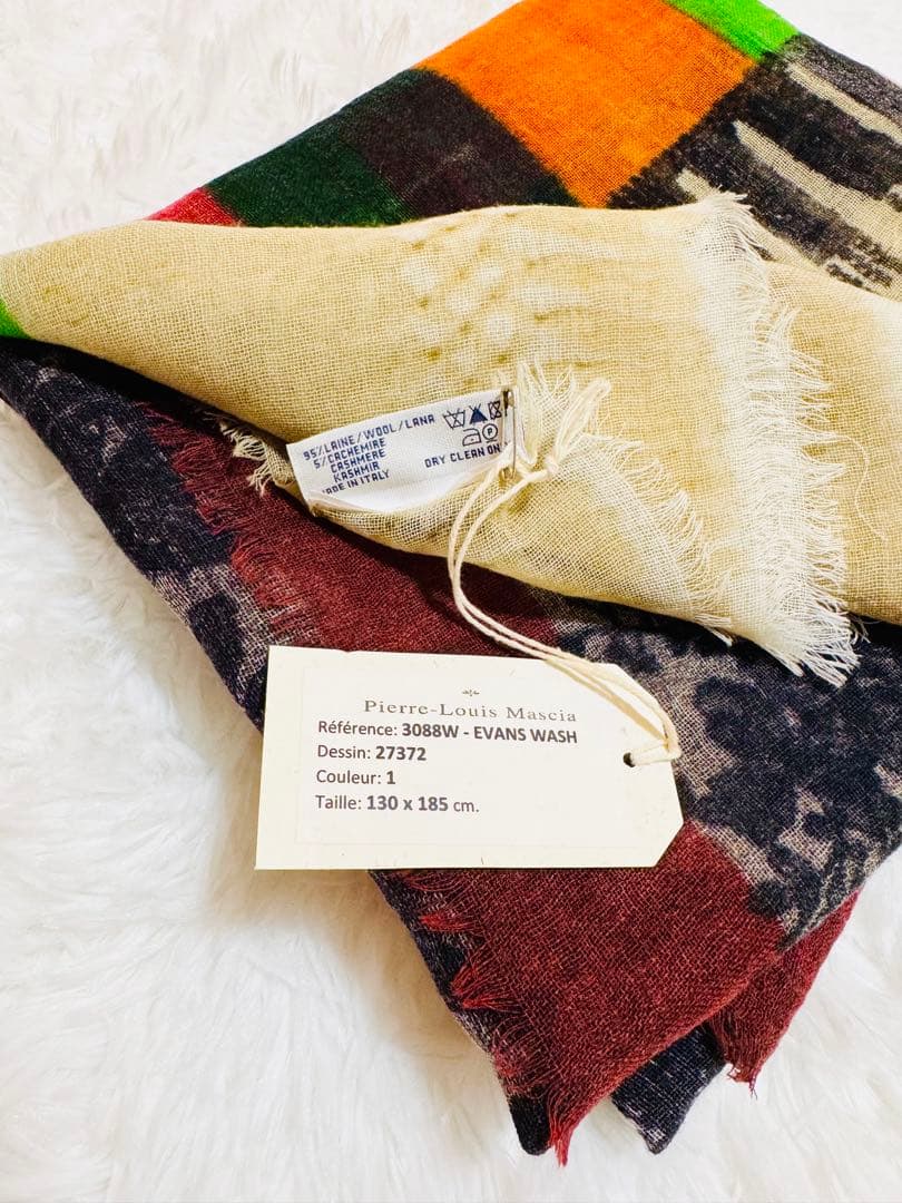 【新品・未使用】Pierre-Louis Mascia 多色使いストール