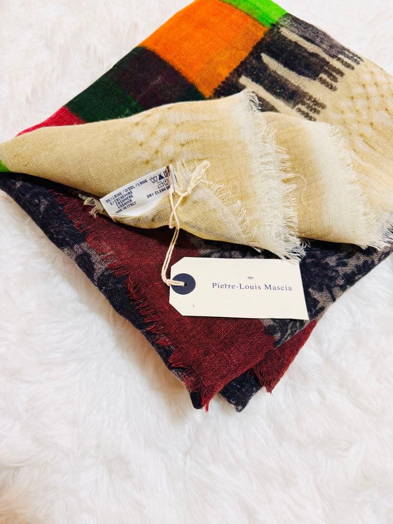 【新品・未使用】Pierre-Louis Mascia 多色使いストール