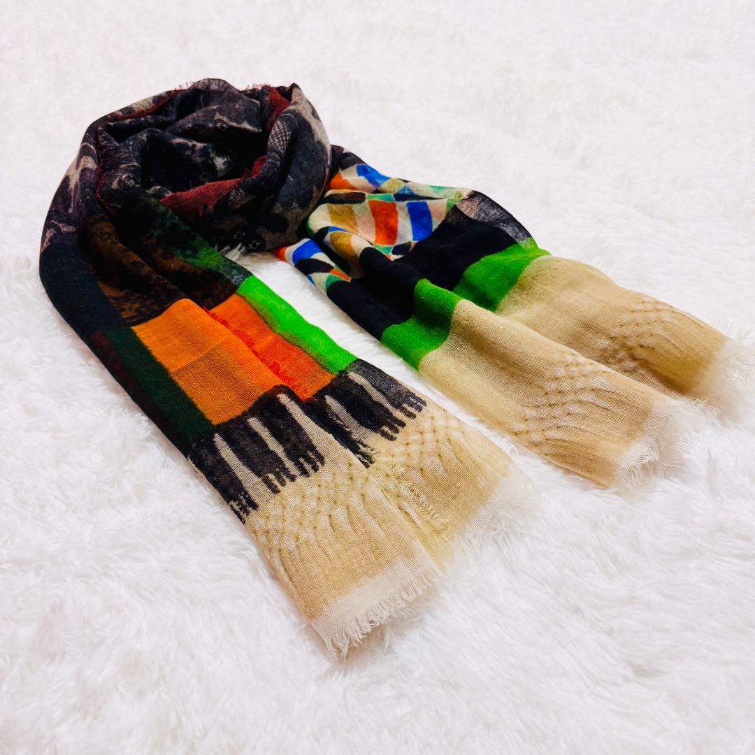 【新品・未使用】Pierre-Louis Mascia 多色使いストール