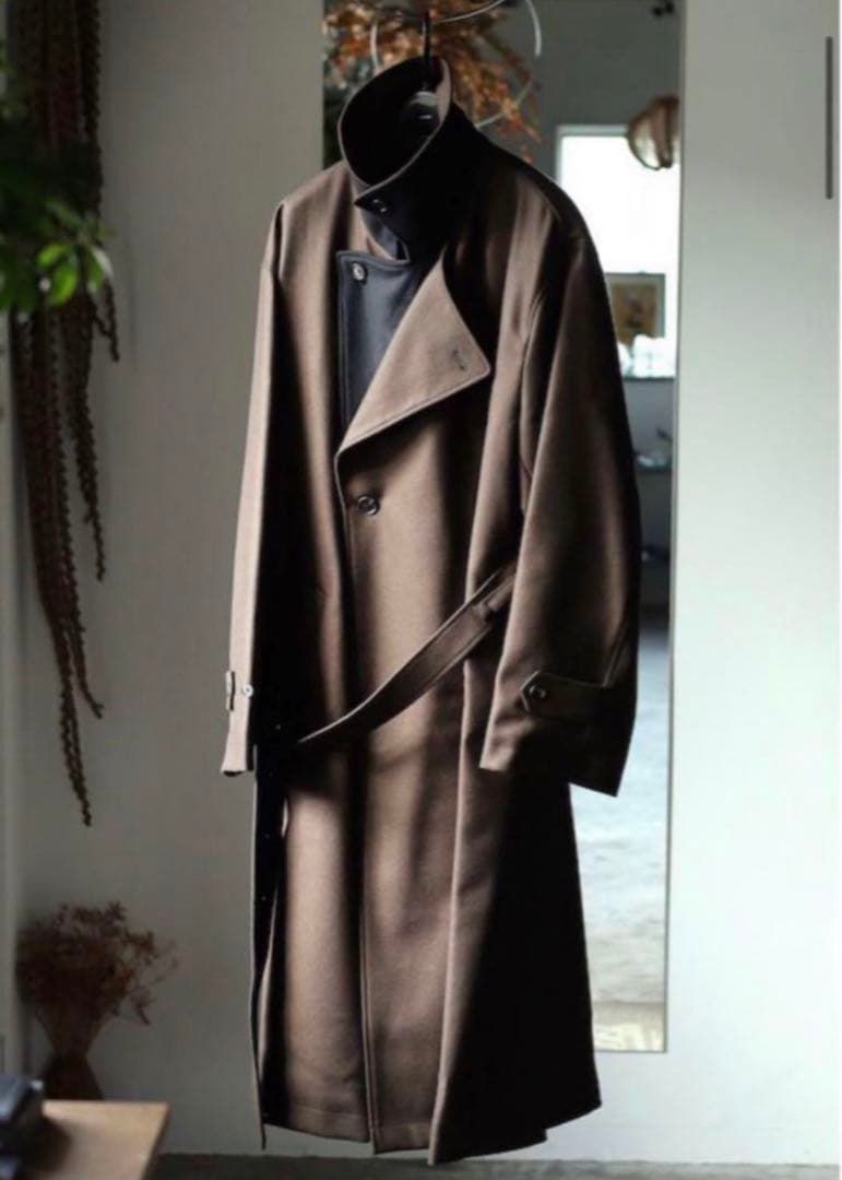 ジャケット・アウター stein DOUBLELAPELED DOUBLE BREASTED COAT