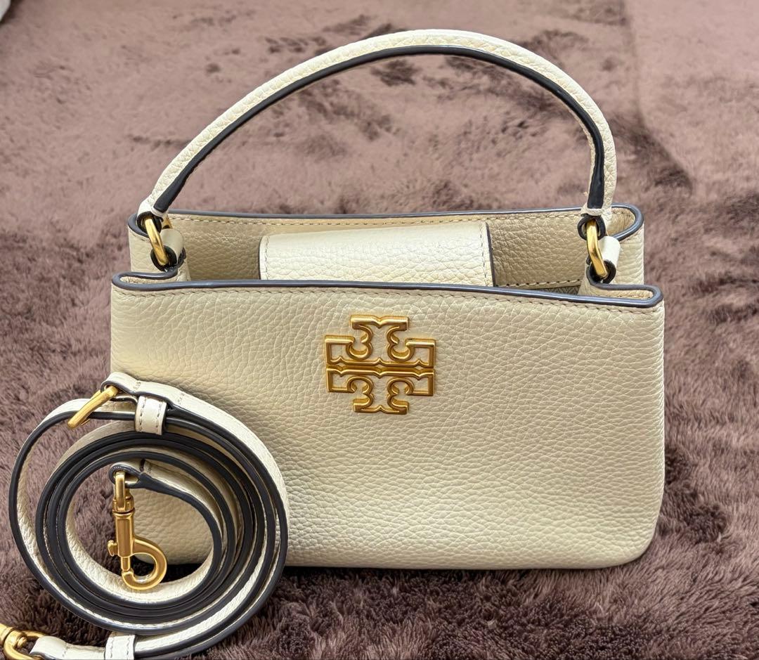 【美品】トリーバーチ ショルダーバッグ アイボリー レザー 斜めがけ