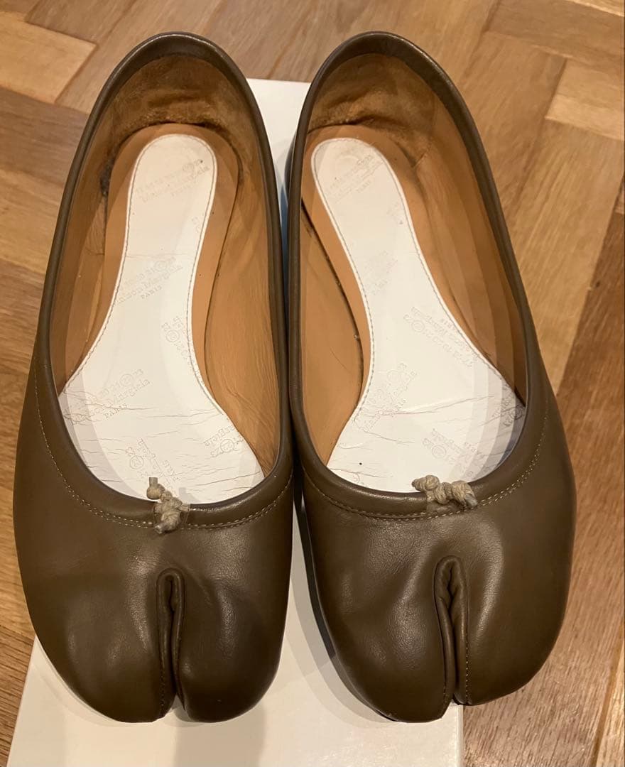 メゾンマルジェラ Maison Margiela タビバレエ　カーキ　　36