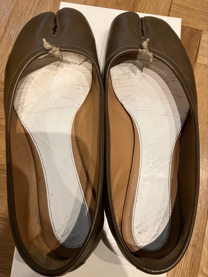 メゾンマルジェラ Maison Margiela タビバレエ　カーキ　　36