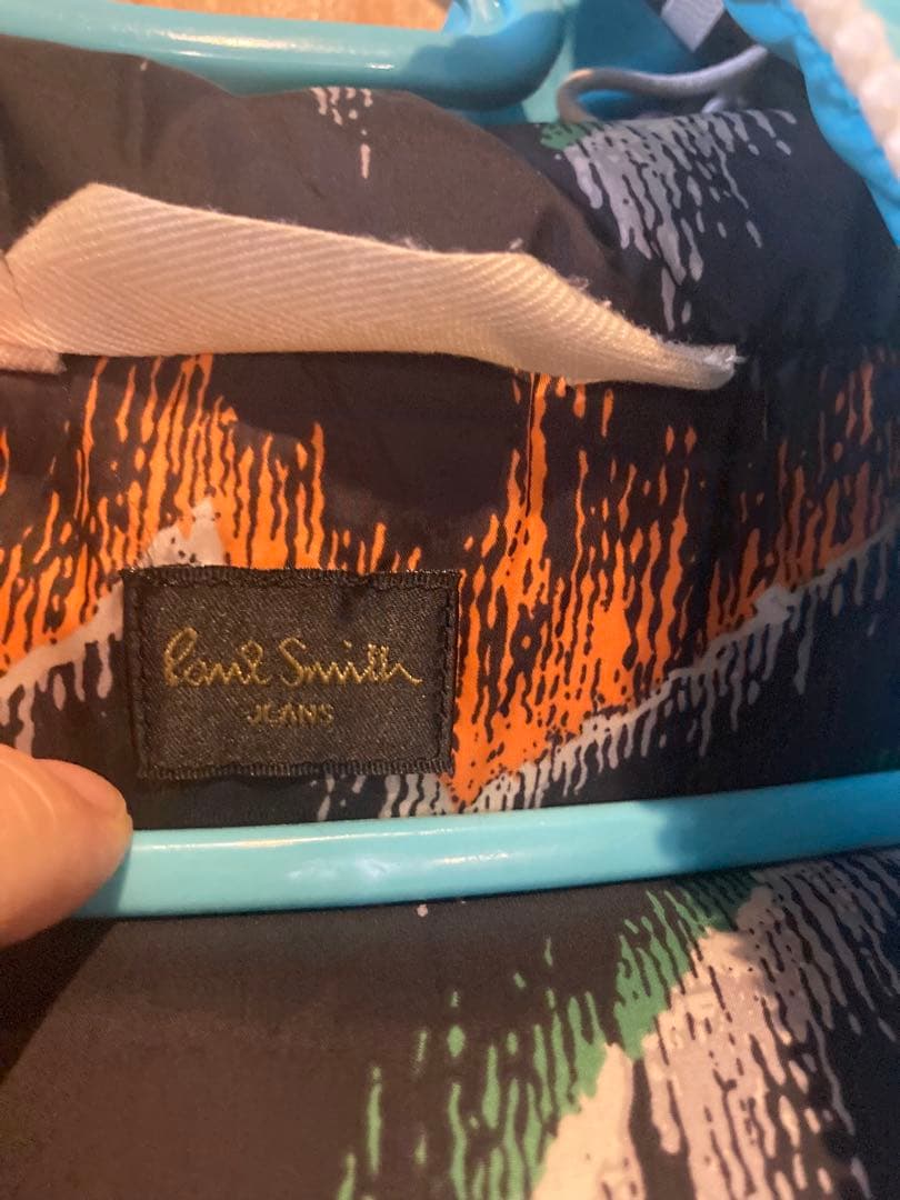 水色 フード付き ダウンベストダウン90%