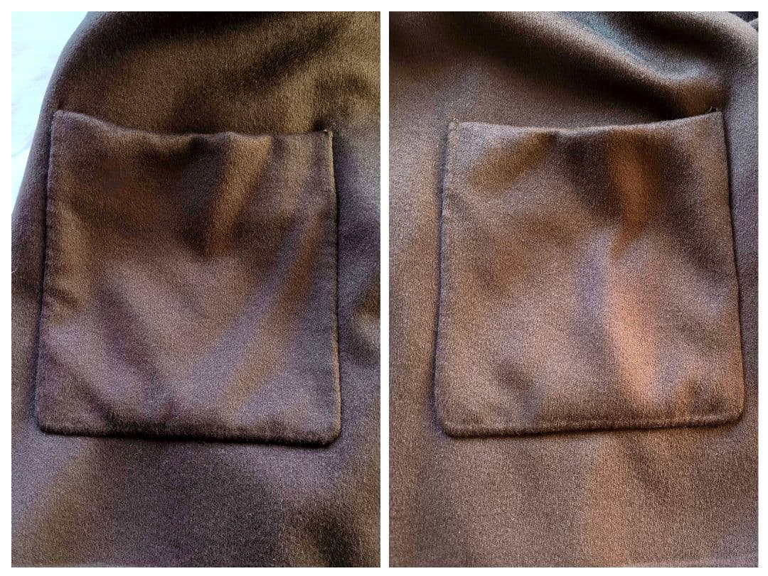 【未使用】GALLARDAGALANTE カシミア100 リバー ショートコート