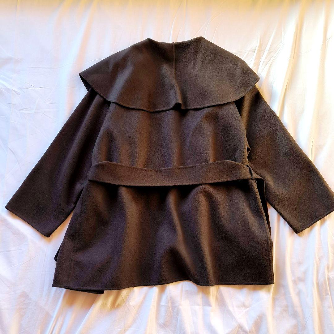 【未使用】GALLARDAGALANTE カシミア100 リバー ショートコート