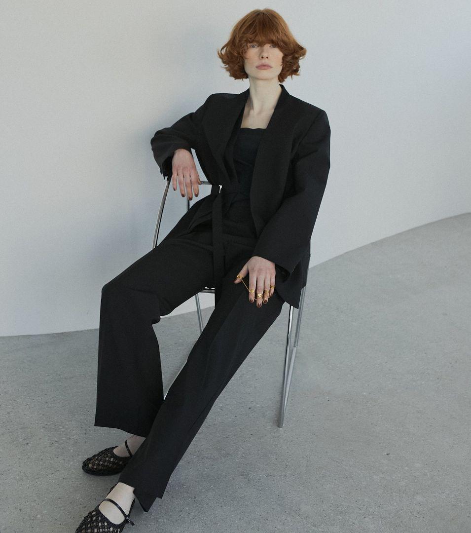 LE CIEL BLEU 25SS カラーレスジャケット