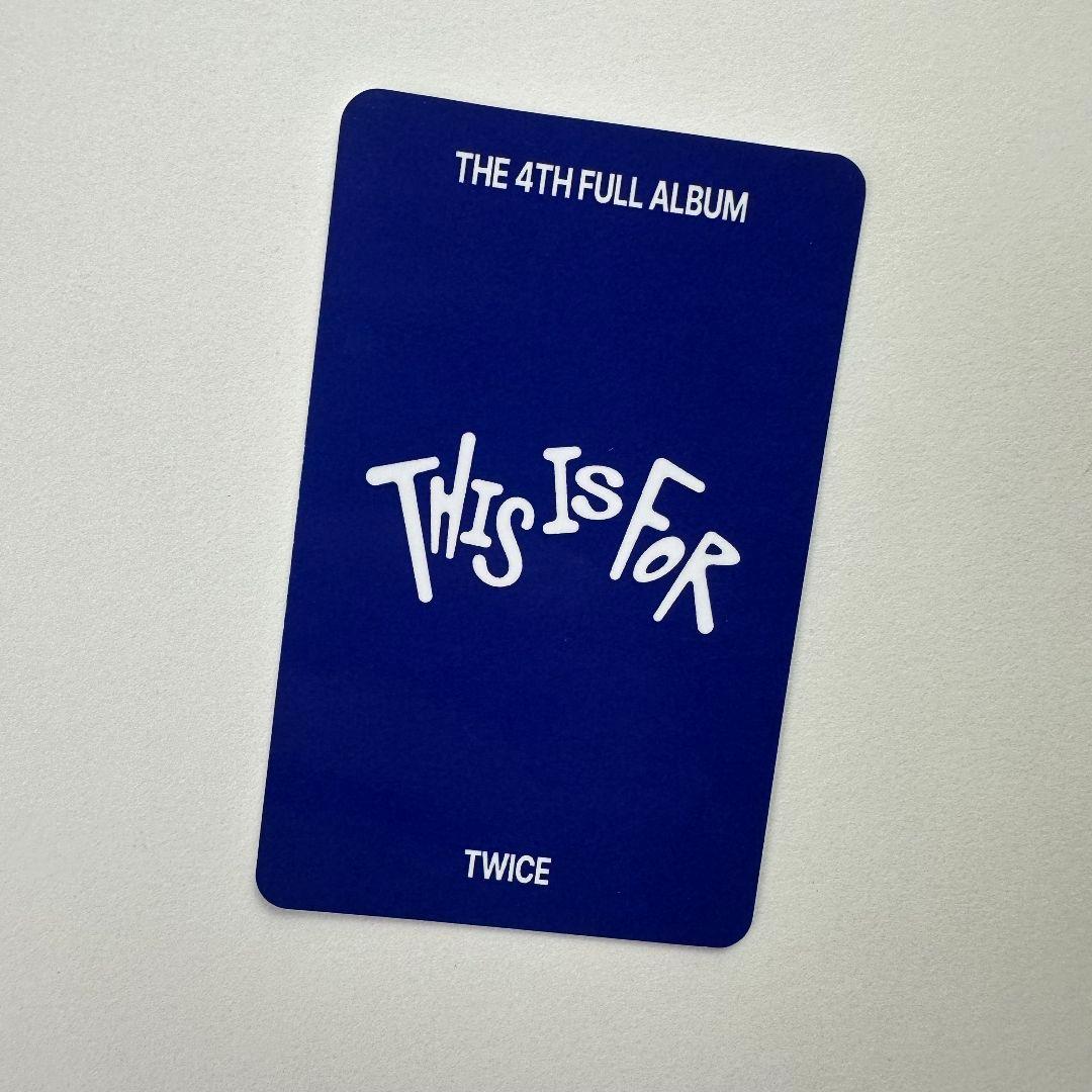 TWICE THIS IS FOR 限定 サノク モモ トレカ