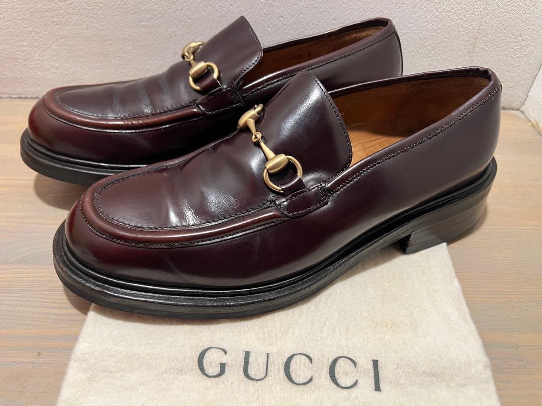GUCCI グッチ ホースビットローファー 42 1/2 E