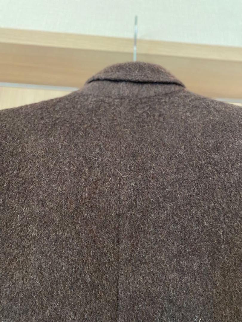 NEWHOUSE ブラウン チェスターコート