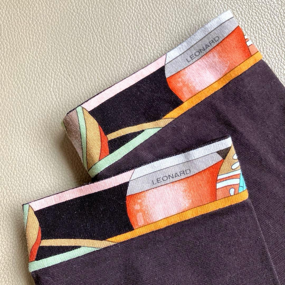 【美品】レオナール LEONARD SPORT 長袖ポロシャツ サイズ42