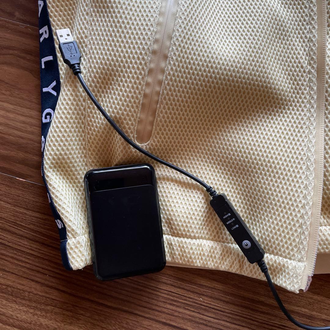 PEARLY GATES メッシュファン付きベスト Lサイズ