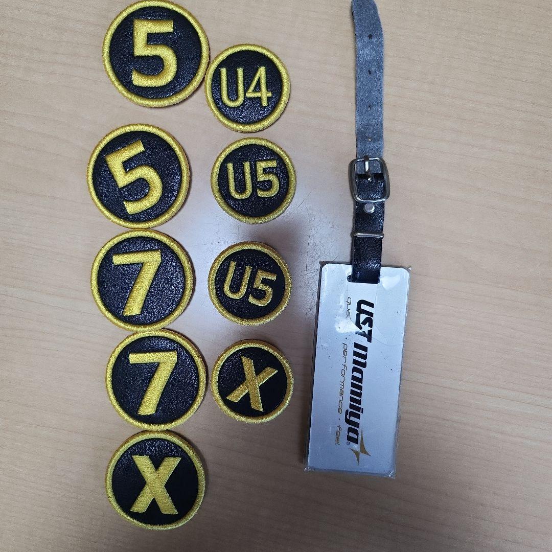 ATTAS キャディバッグ 黒/黄色 UST Mamiya