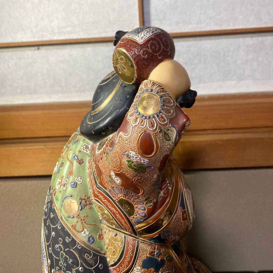 古九谷焼　大黒天置物