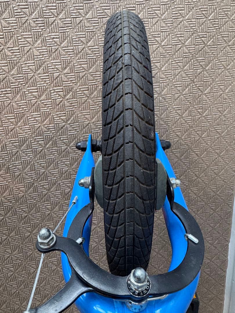 STRIDER 14x キッズ自転車 青 スタンド付　ブルー