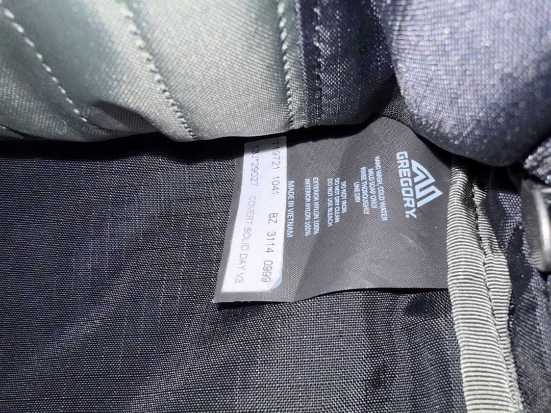 GREGORY ブラック バックパック