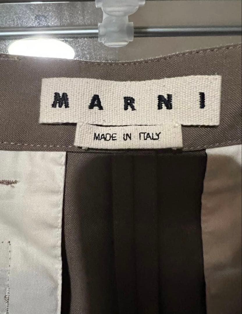 21AW MARNI トロピカルウールワイドパンツ