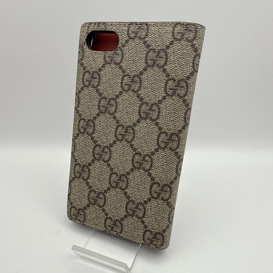 【希少】GUCCI iPhoneSE 対応 手帳型ケース ミスティックキャット