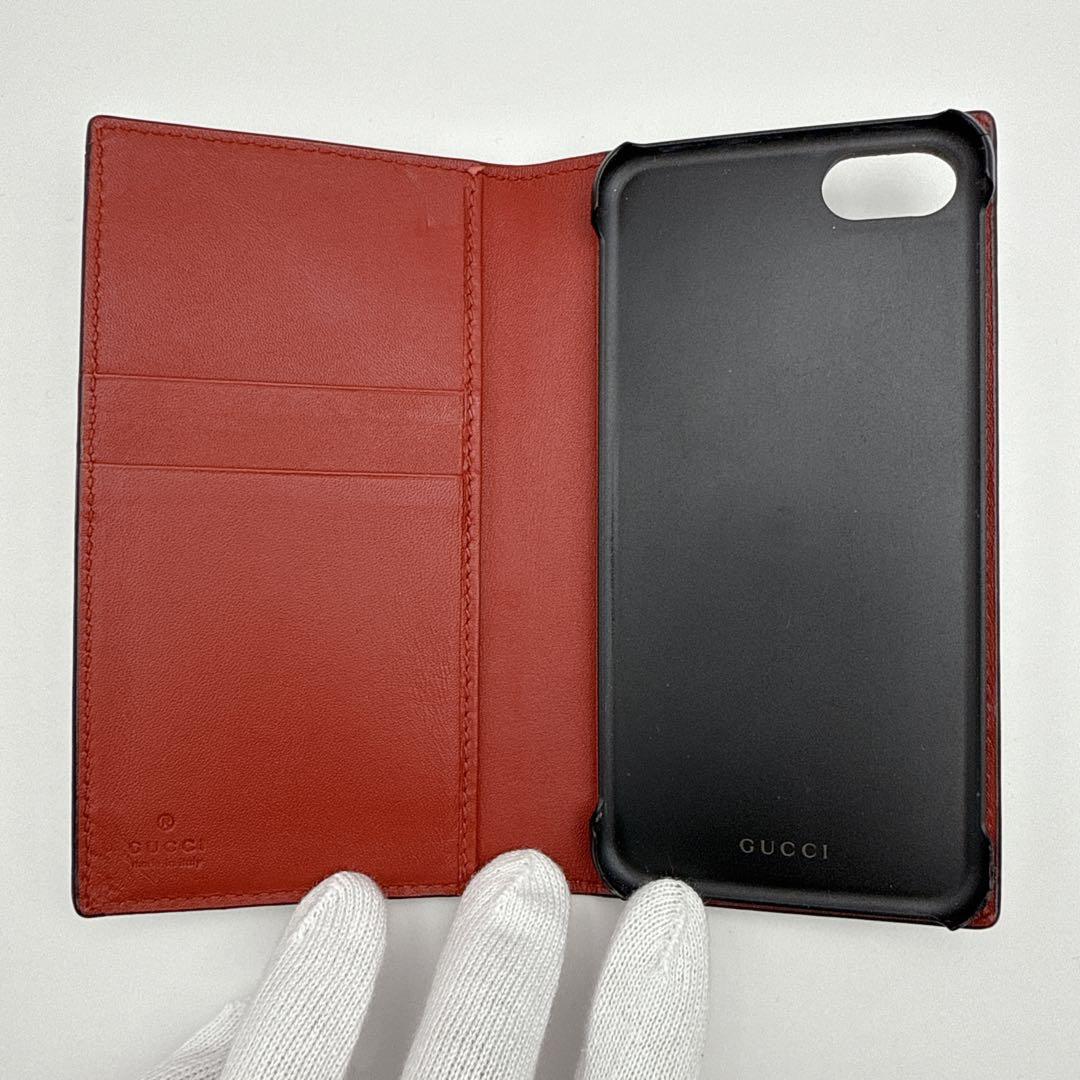 【希少】GUCCI iPhoneSE 対応 手帳型ケース ミスティックキャット