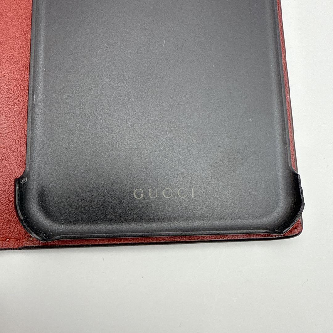 【希少】GUCCI iPhoneSE 対応 手帳型ケース ミスティックキャット