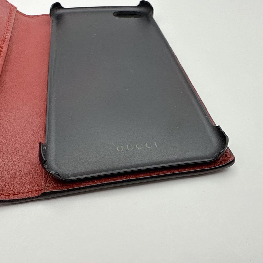 【希少】GUCCI iPhoneSE 対応 手帳型ケース ミスティックキャット