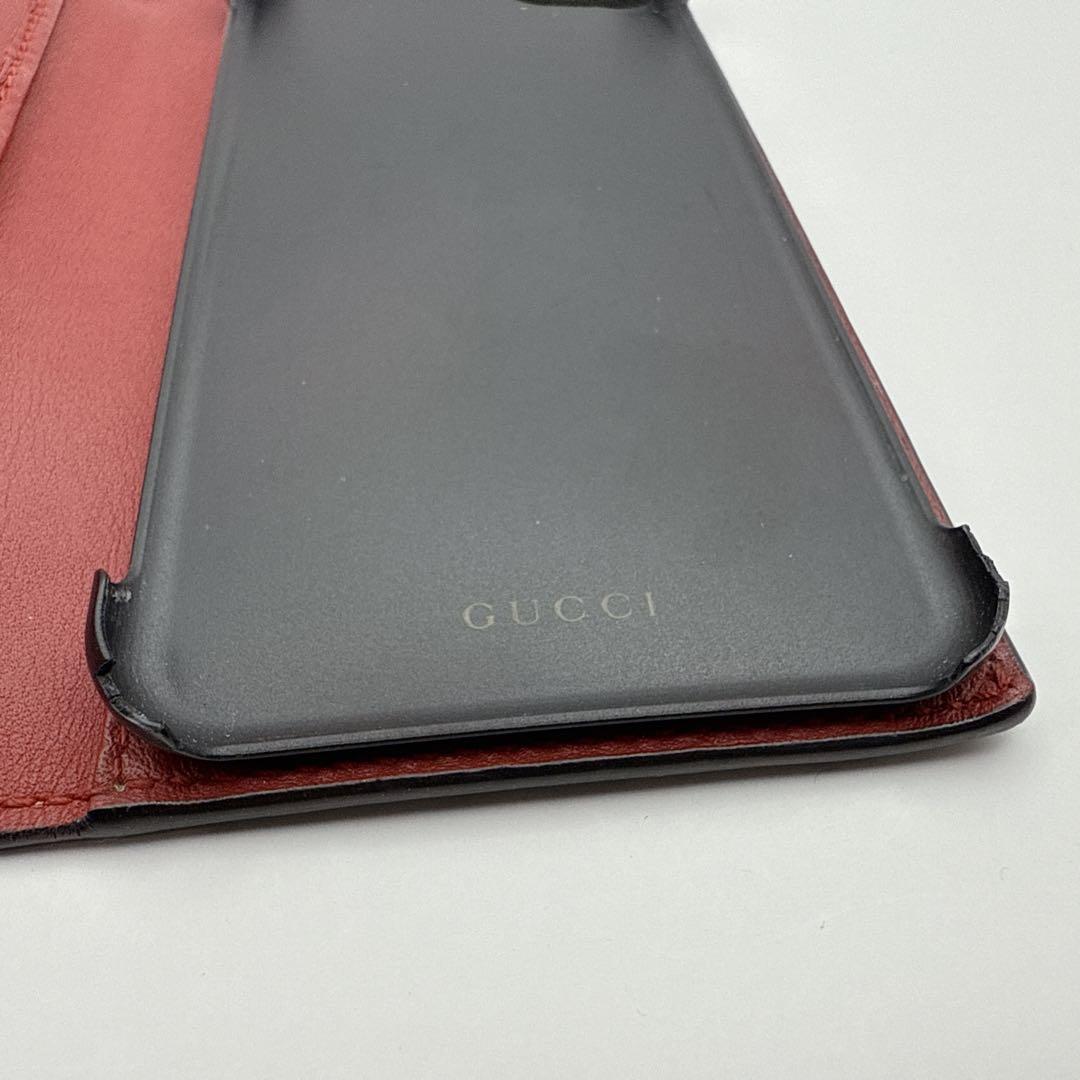 【希少】GUCCI iPhoneSE 対応 手帳型ケース ミスティックキャット