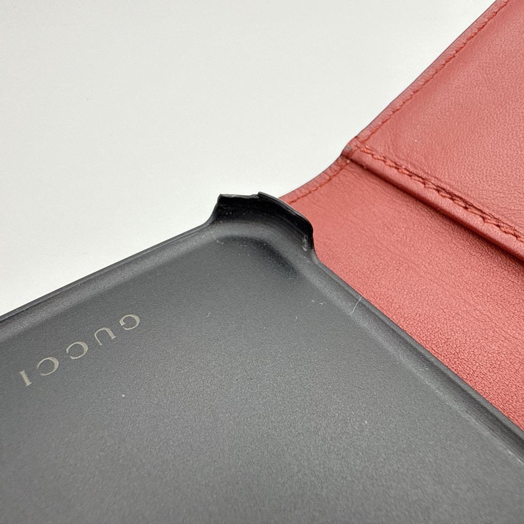 【希少】GUCCI iPhoneSE 対応 手帳型ケース ミスティックキャット