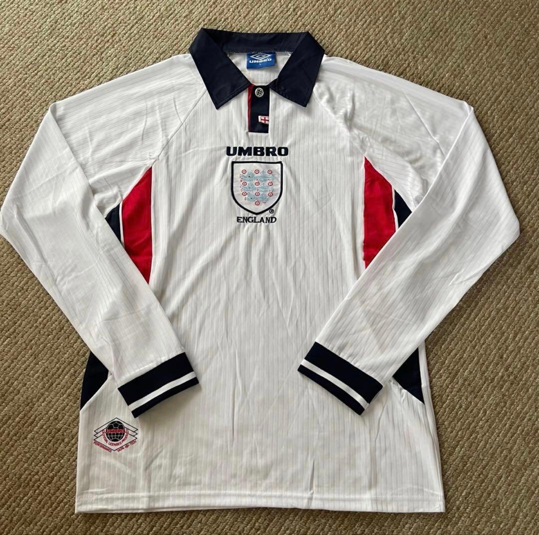アンブロイングランド代表1998サッカーユニフォームゲームシャツヴィンテージ