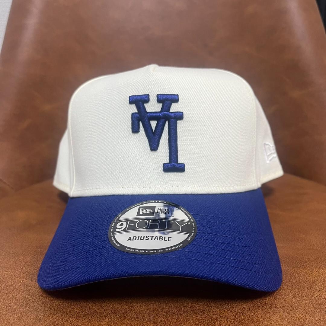 9FORTY A-Fram】LAドジャース　逆ロゴ 青白 帽子 キャップ