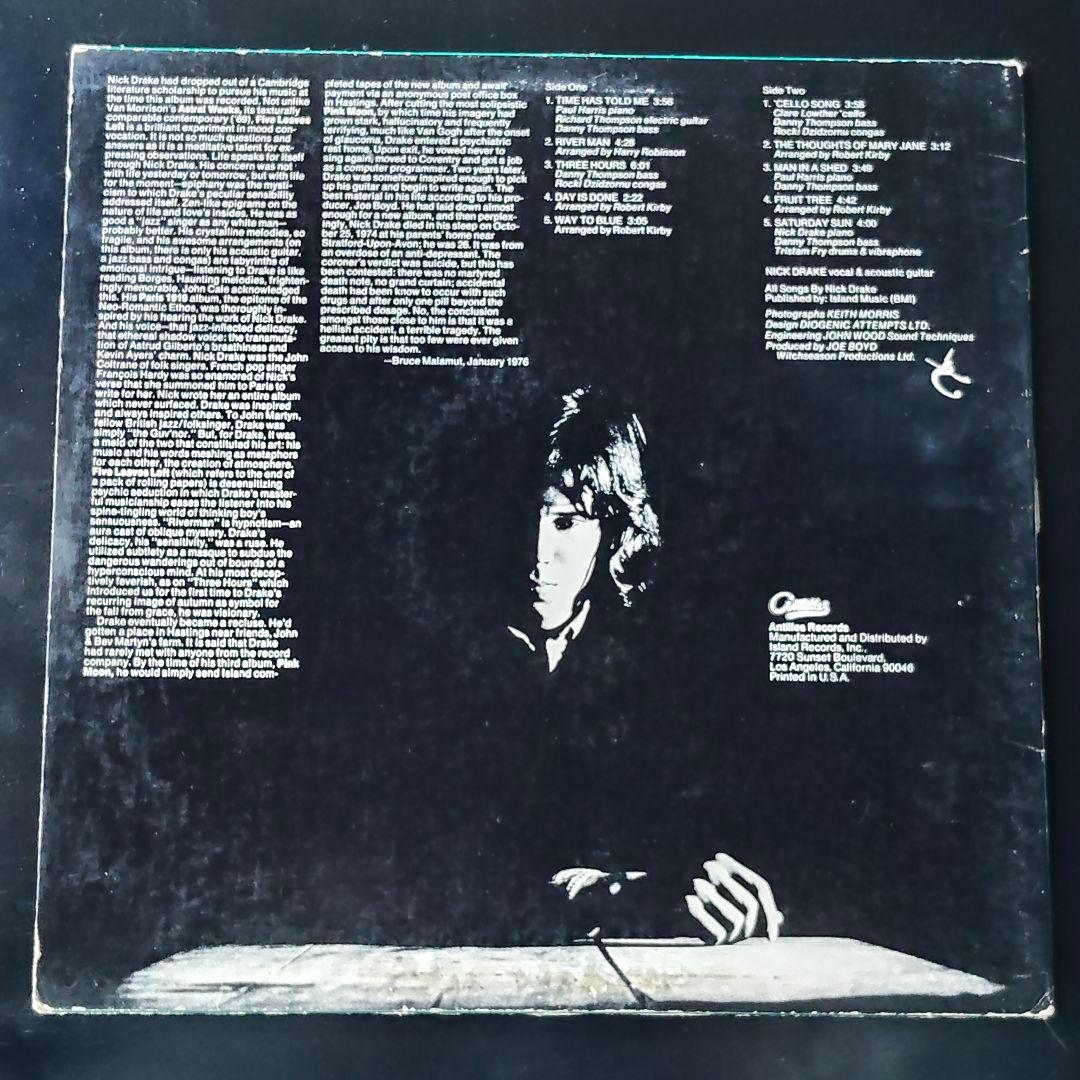 Nick Drake　ニック・ドレイク　Five Leaves Left　LP