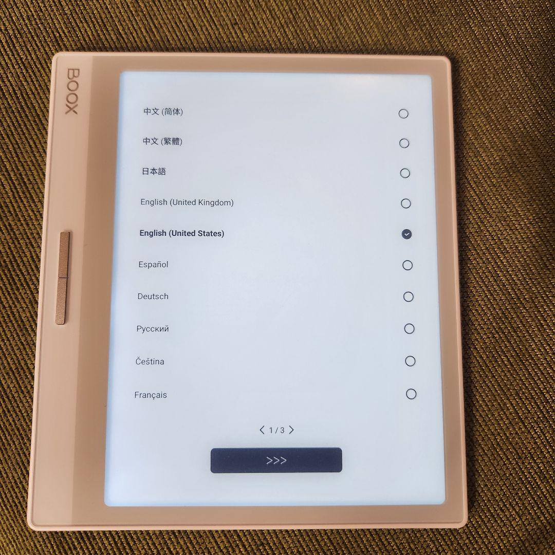 BOOX Leaf2　７インチ電子書籍リーダー　純正ケース付き