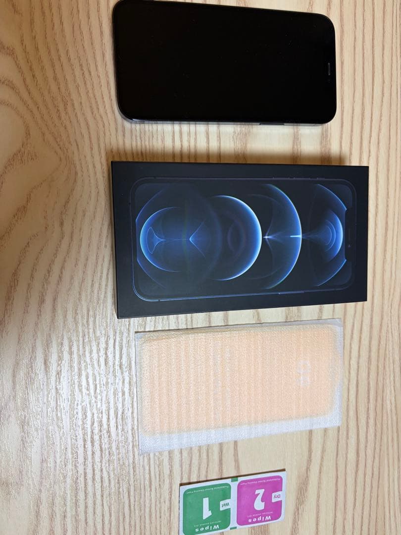 美品【パシフィックブルー】iPhone12pro 128GB版