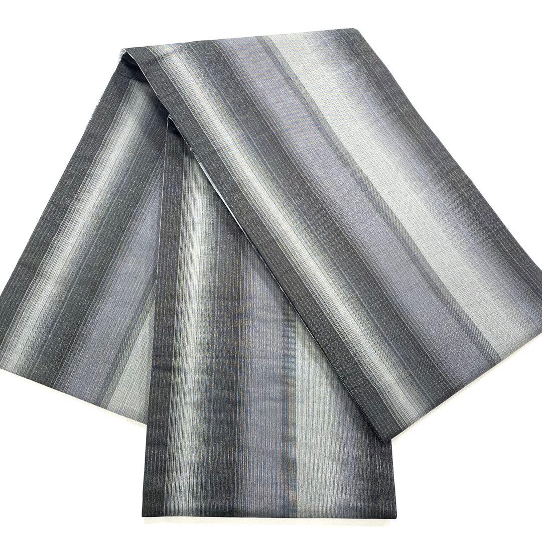 専用帯6092 6085 二点セット ●高級 正絹 花織片面全通リバーシブル袋帯