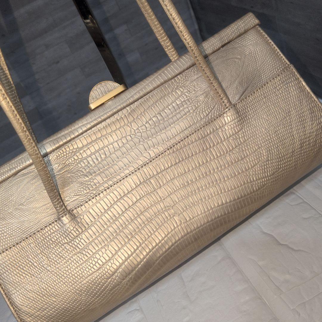 【美品】RODO ロド italy クロコ型押　ワンショルダーバッグ