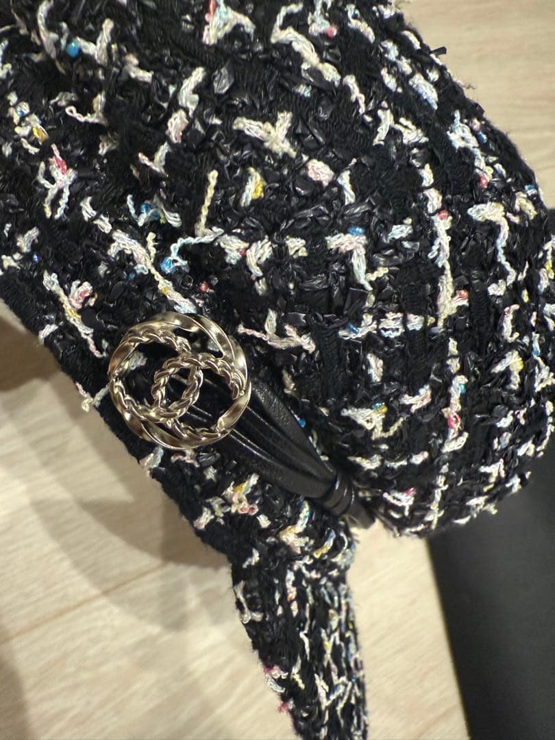 CHANEL ツィード　キャスケット