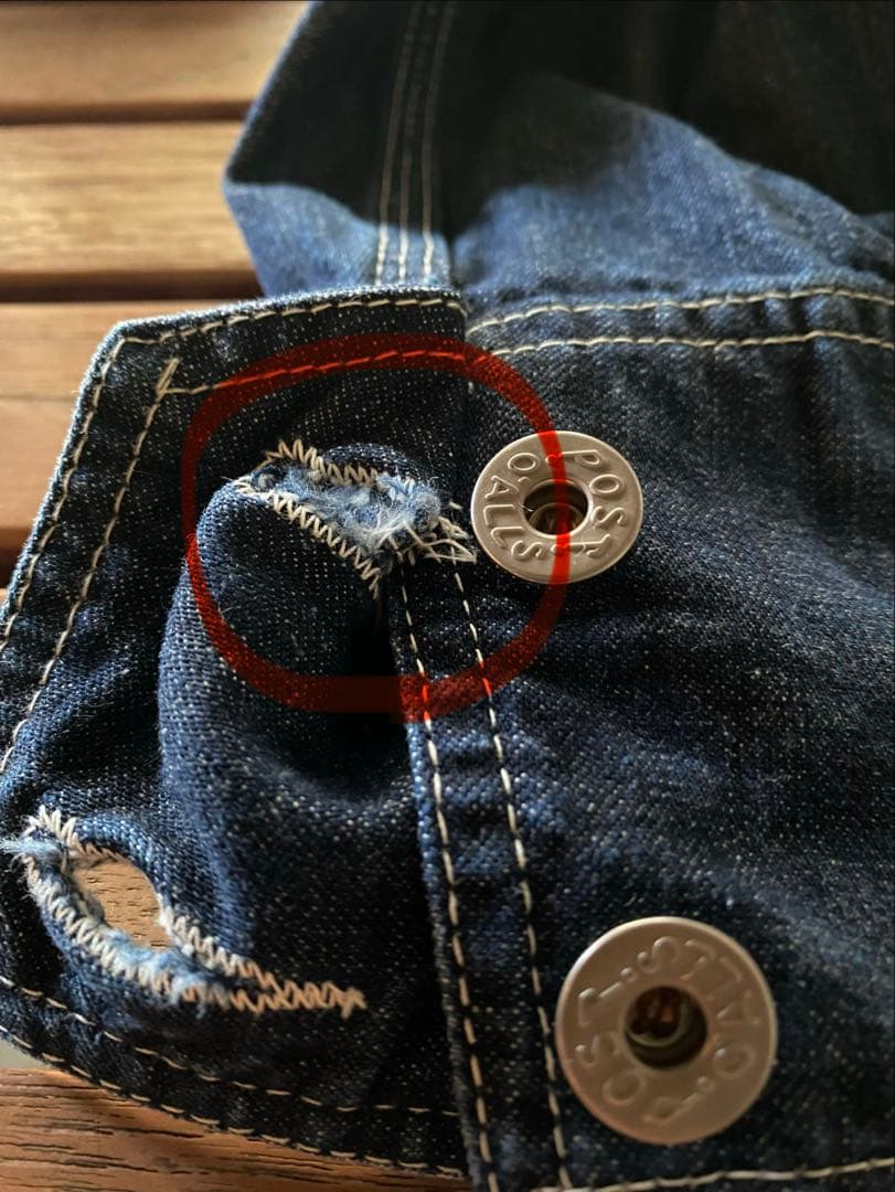 ポストオーバーオールズ　カバーオール　Ｍサイズ アメリカ製