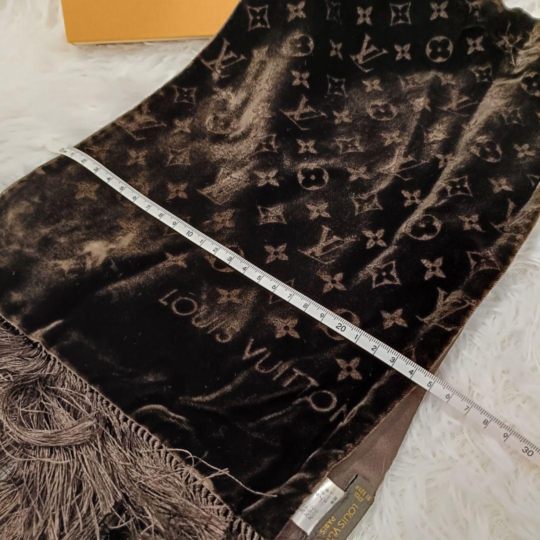 ヴィトン✨　マフラー　M71993 ブラウン　エシャルプブルール