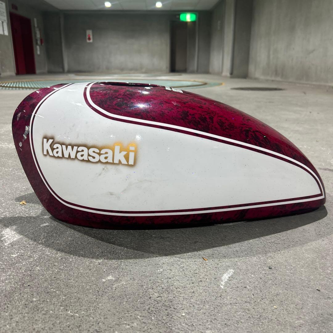 Kawasaki ゼファー400用 外装セット一式 ワインレッド