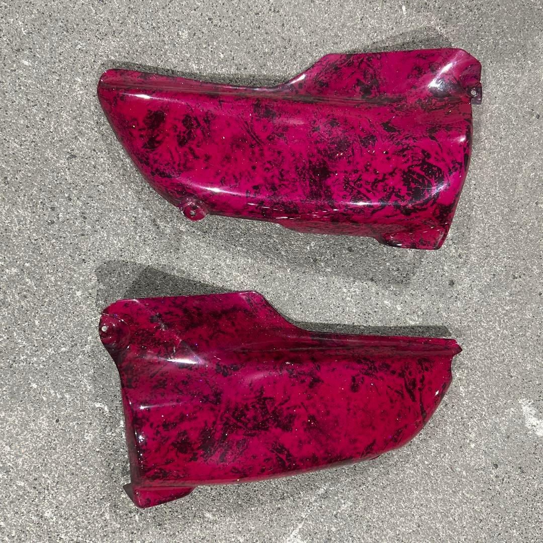 Kawasaki ゼファー400用 外装セット一式 ワインレッド