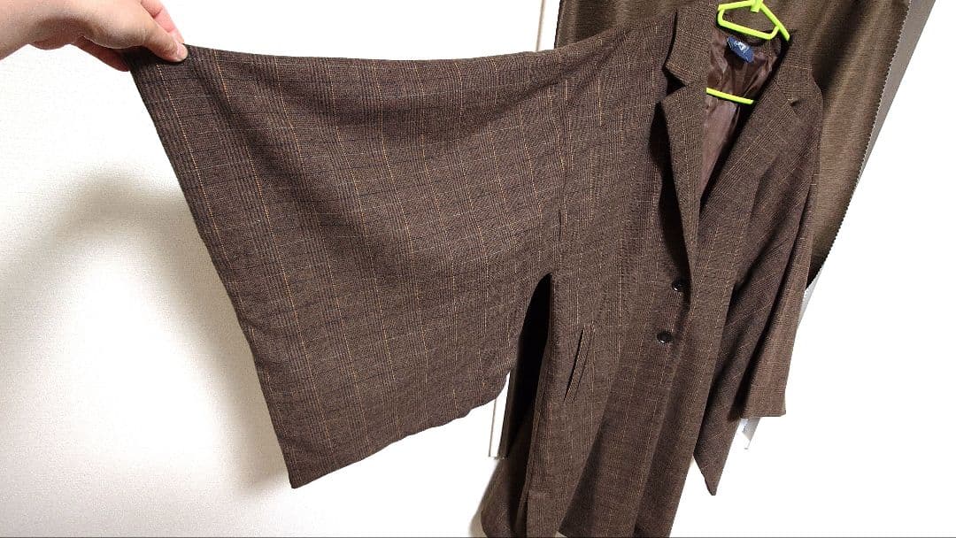 【ITOWATO 花月コラボ】和+コート　女性用（濃茶）